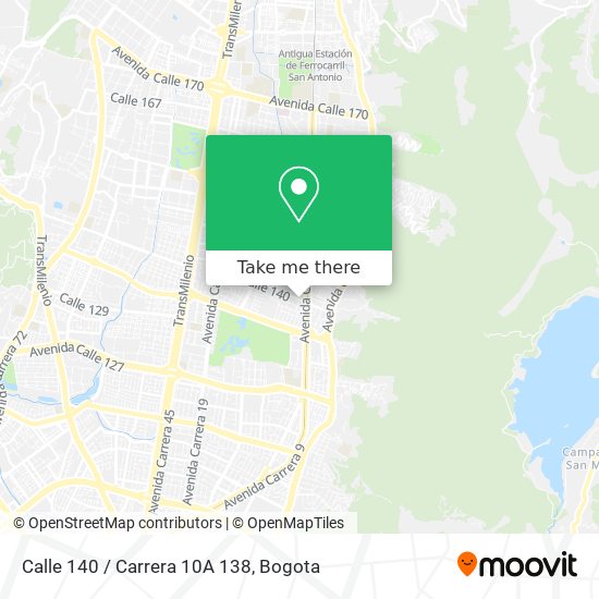 Calle 140 / Carrera 10A 138 map