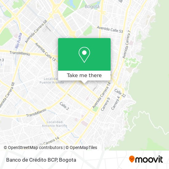 Banco de Crédito BCP map