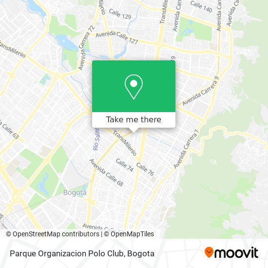 Mapa de Parque Organizacion Polo Club