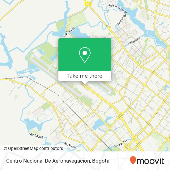 Centro Nacional De Aeronavegacion map
