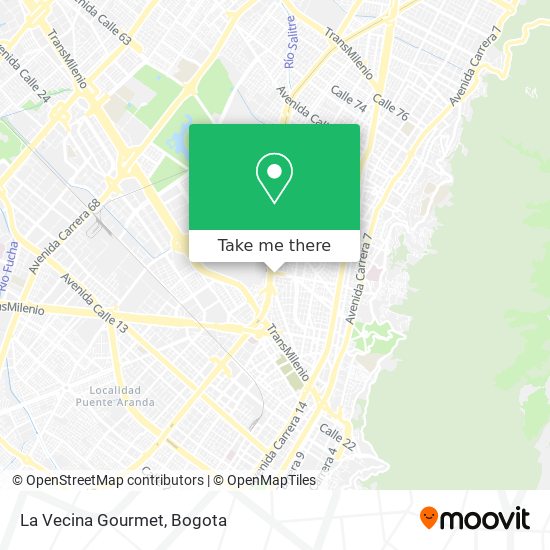 La Vecina Gourmet map