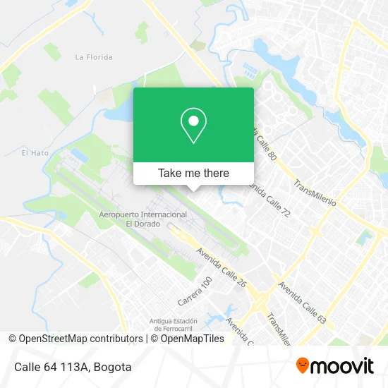 Mapa de Calle 64 113A
