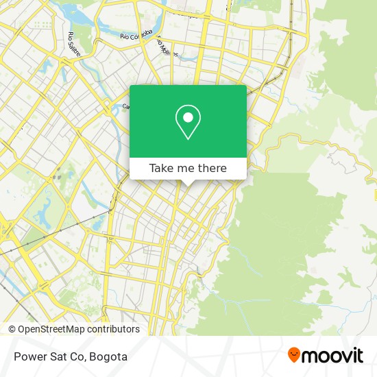 Power Sat Co map