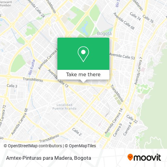 Amtex-Pinturas para Madera map