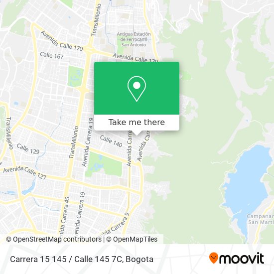 Carrera 15 145 / Calle 145 7C map