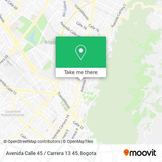 Avenida Calle 45 / Carrera 13 45 map