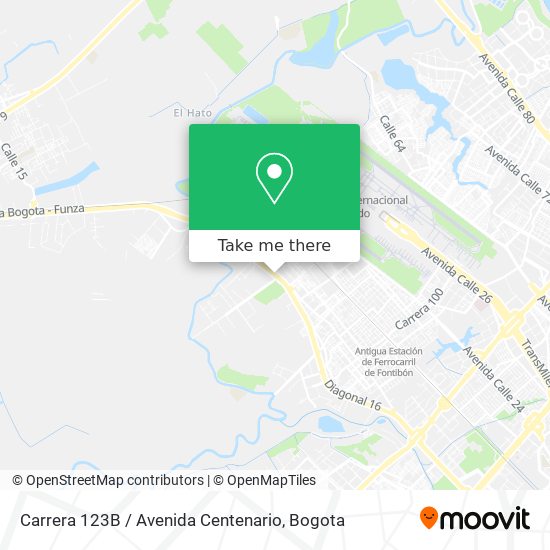 Carrera 123B / Avenida Centenario map