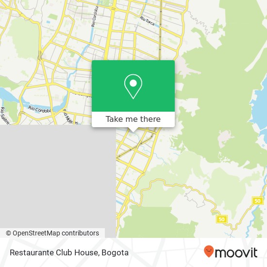 Restaurante Club House map