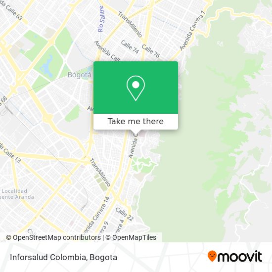 Inforsalud Colombia map