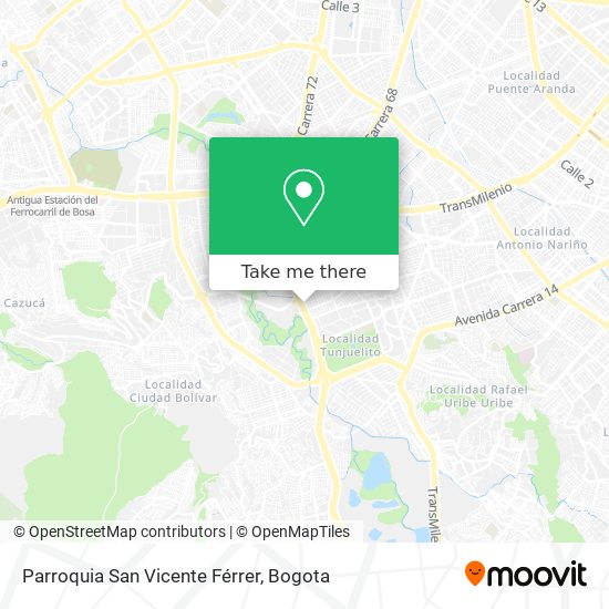 Parroquia San Vicente Férrer map