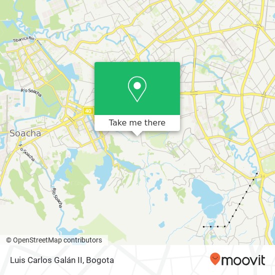 Luis Carlos Galán II map