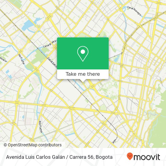 Avenida Luis Carlos Galán / Carrera 56 map