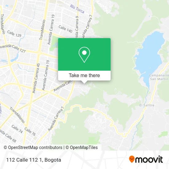 112 Calle 112 1 map