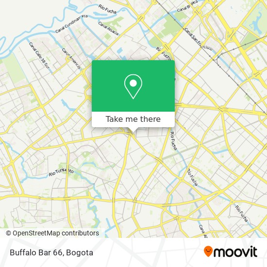 Buffalo Bar 66 map