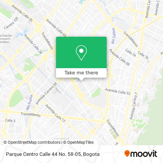 Parque Centro Calle 44 No. 58-05 map
