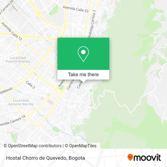 Hostal Chorro de Quevedo map
