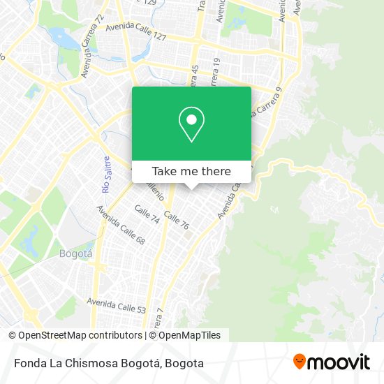 Fonda La Chismosa Bogotá map