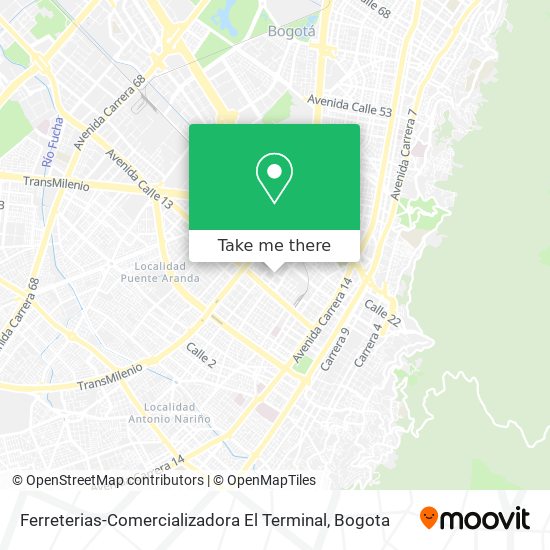 Ferreterias-Comercializadora El Terminal map