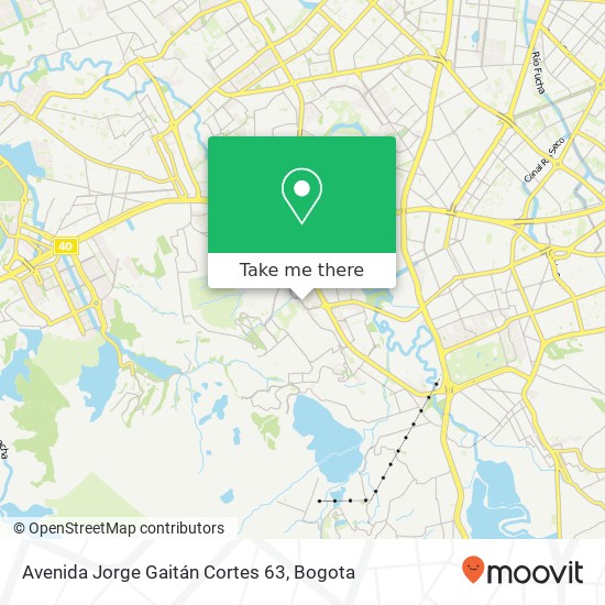 Mapa de Avenida Jorge Gaitán Cortes 63