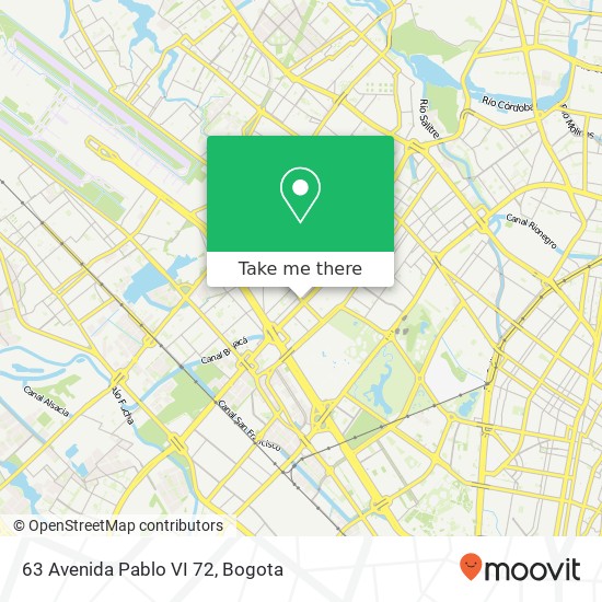 63 Avenida Pablo VI 72 map