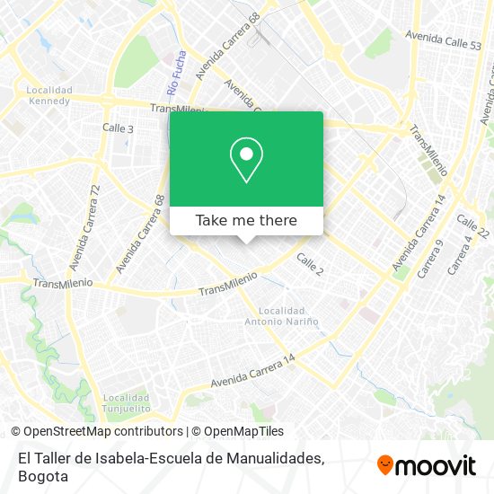 El Taller de Isabela-Escuela de Manualidades map
