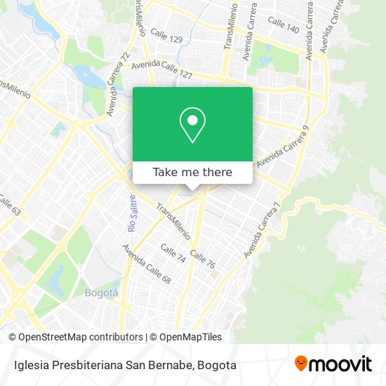 Mapa de Iglesia Presbiteriana San Bernabe