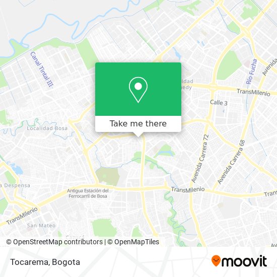 Tocarema map