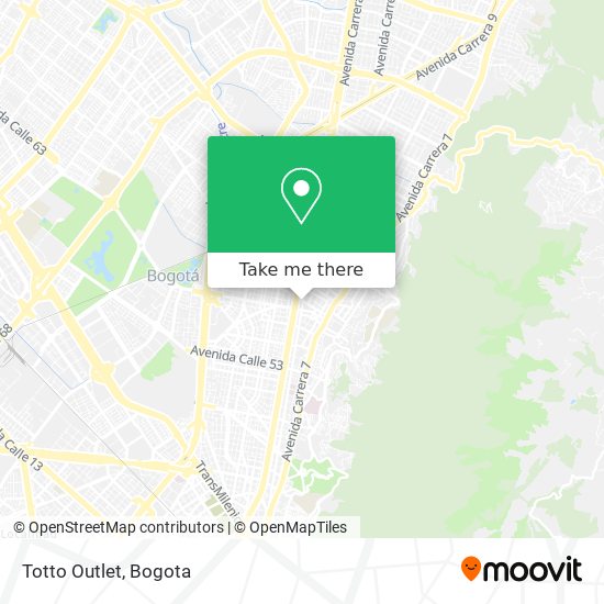 Totto Outlet map
