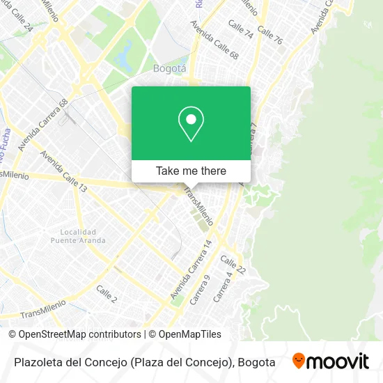 Mapa de Plazoleta del Concejo (Plaza del Concejo)