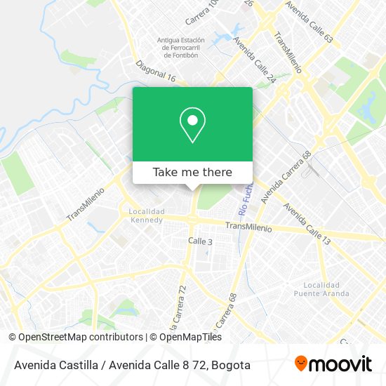 Mapa de Avenida Castilla / Avenida Calle 8 72