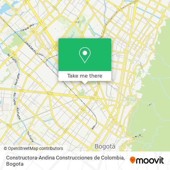 Constructora-Andina Construcciones de Colombia map