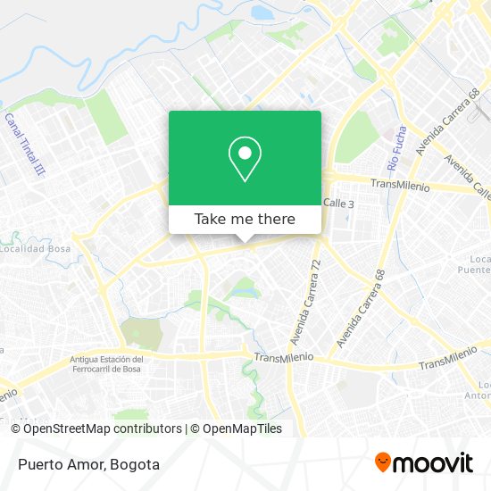 Mapa de Puerto Amor