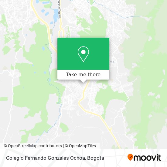 Colegio Fernando Gonzales Ochoa map