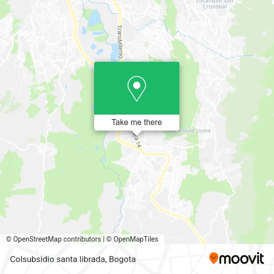Colsubsidio santa librada map