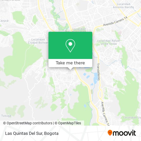 Las Quintas Del Sur map