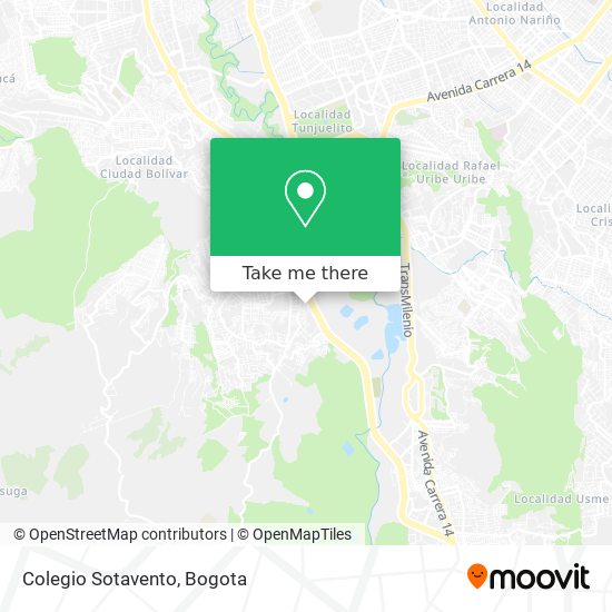 Mapa de Colegio Sotavento