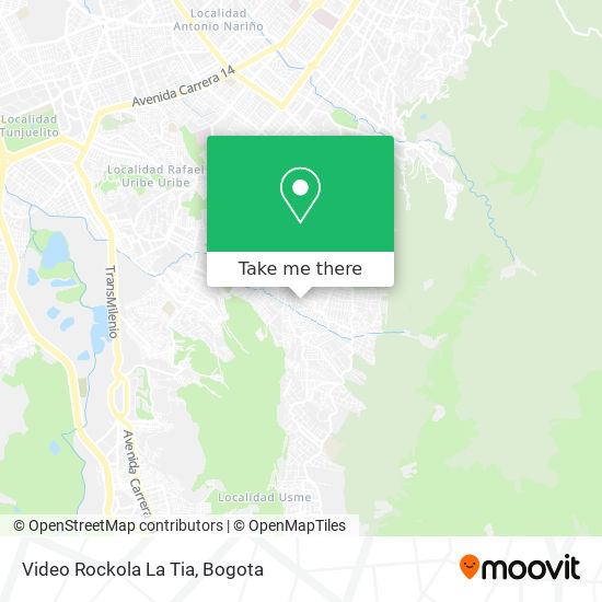 Video Rockola La Tia map