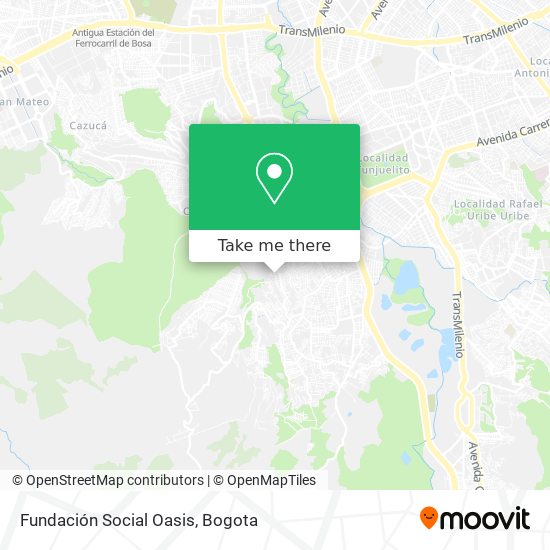 Fundación Social Oasis map