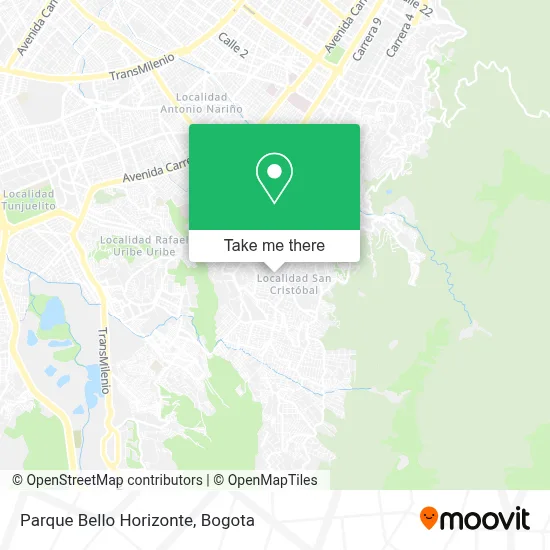 Parque Bello Horizonte map