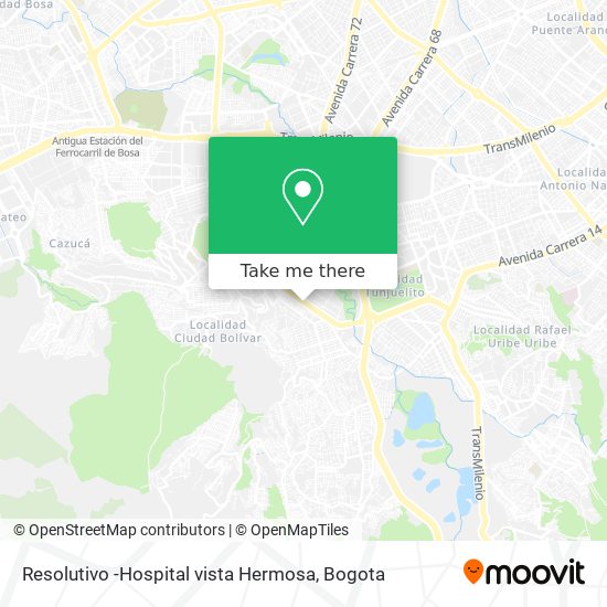 Resolutivo -Hospital vista Hermosa map