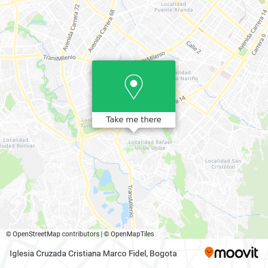 Iglesia Cruzada Cristiana Marco Fidel map