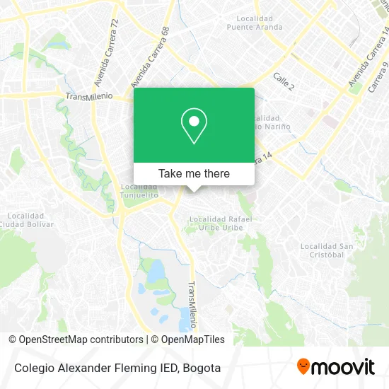 Colegio Alexander  Fleming IED map