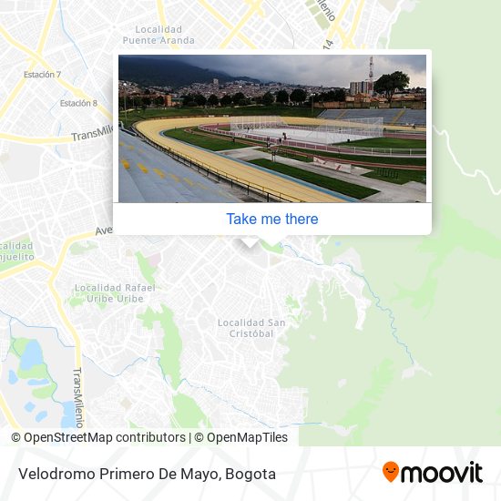 Velodromo Primero De Mayo map