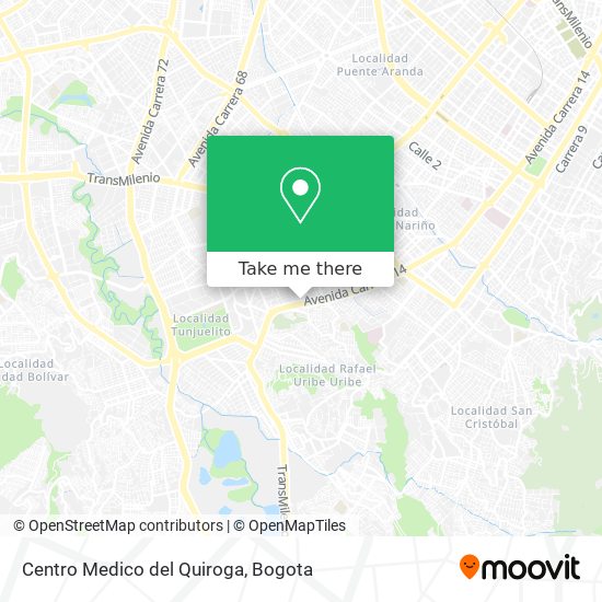Centro Medico del Quiroga map