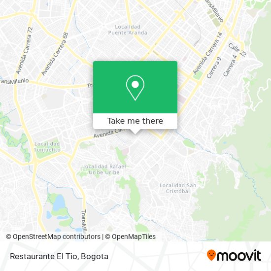 Restaurante El Tio map