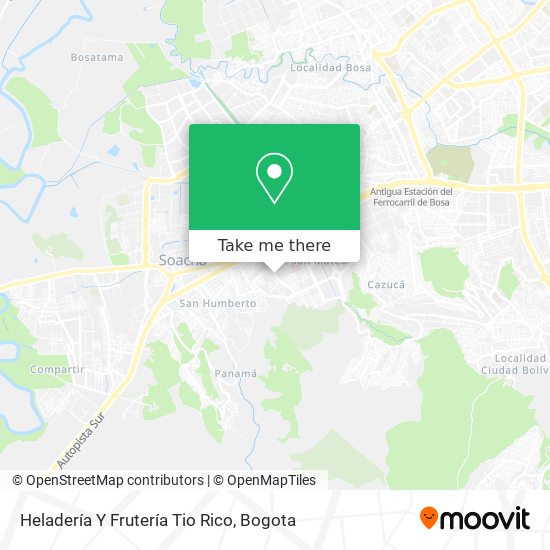 Heladería Y Frutería Tio Rico map