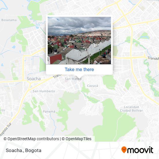 Soacha. map