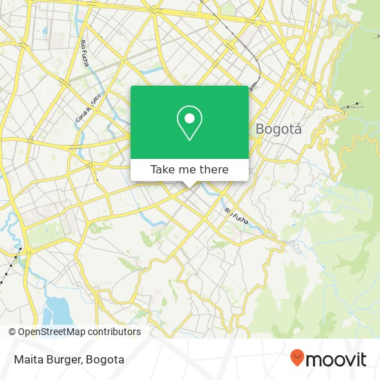 Maita Burger map