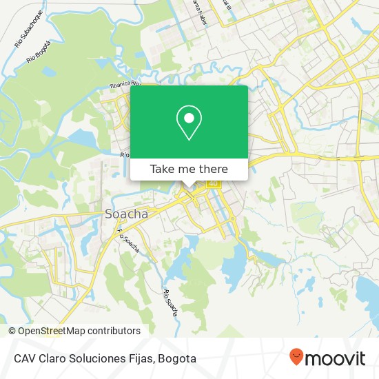 Mapa de CAV Claro Soluciones Fijas
