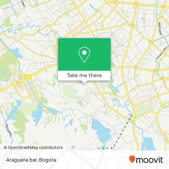 Araguana bar map